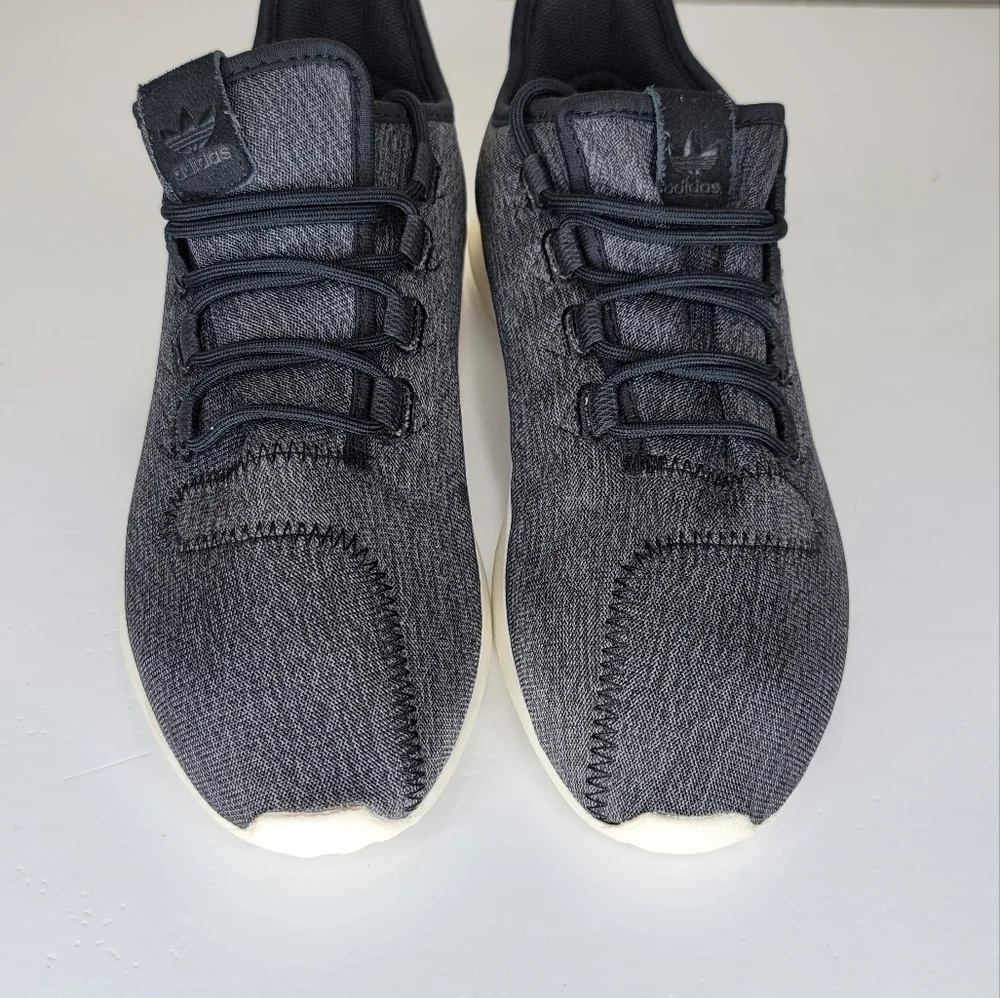 ADIDAS ORIGINALS TUBULAR SHADAW WOMEN'S RUNNING SHOES CQ2460 BLCK/WHITE Size 8